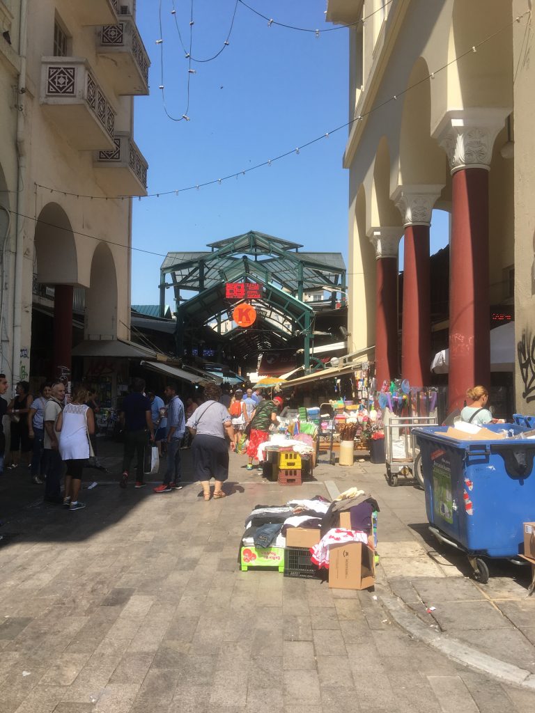 Markt, Menschen, Stände, Thessaloniki