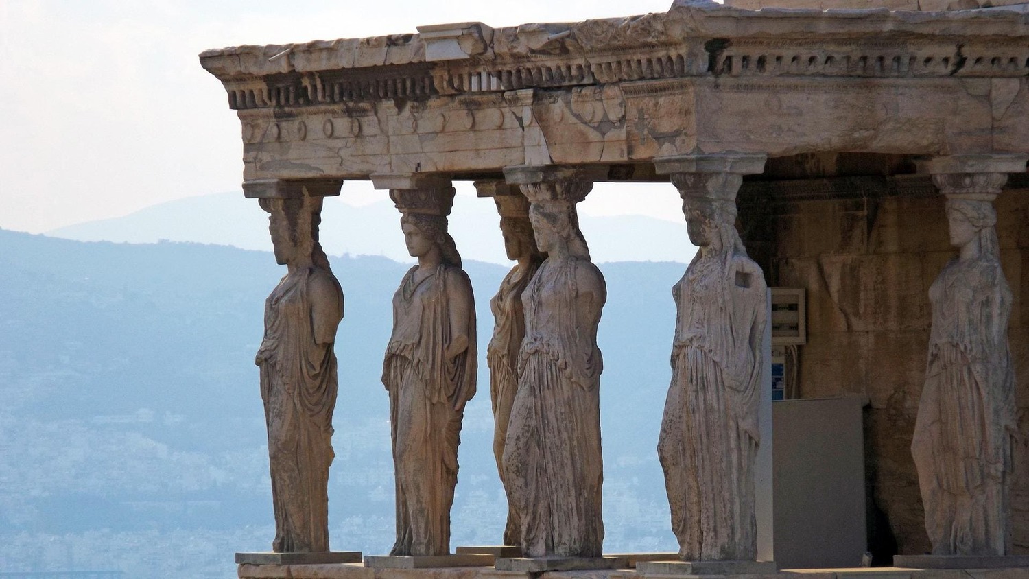 Athen, Akropolis, Erechtheion, Karyatiden, Korenhalle