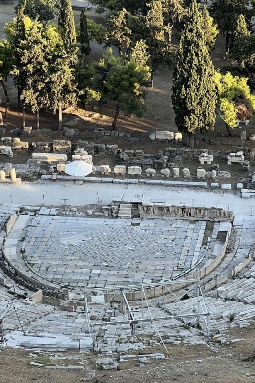 Athen, Akropolis, Südabhang, Dionysos-Theater