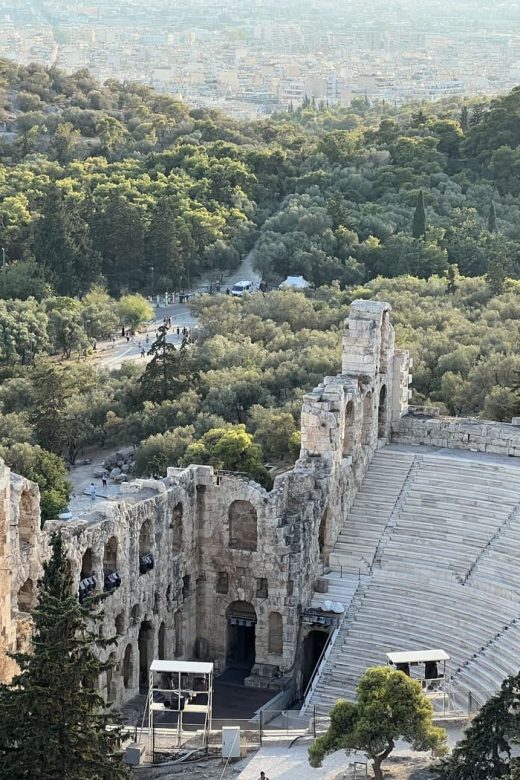 Athen, Akropolis, Südabhang, Odeion Herodes Atticus