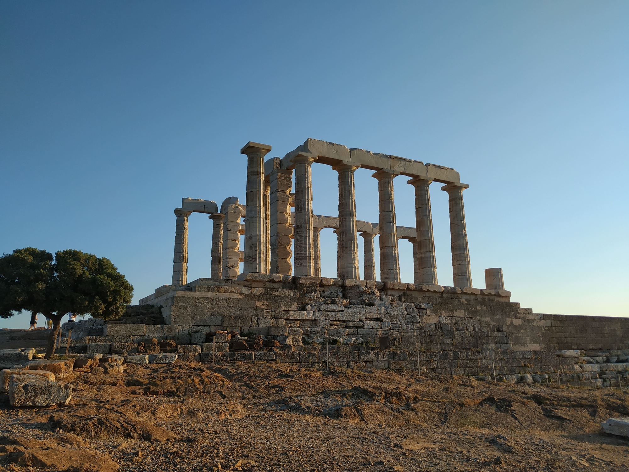 Kap Sounion, Griechenland, Poseidon-Tempel