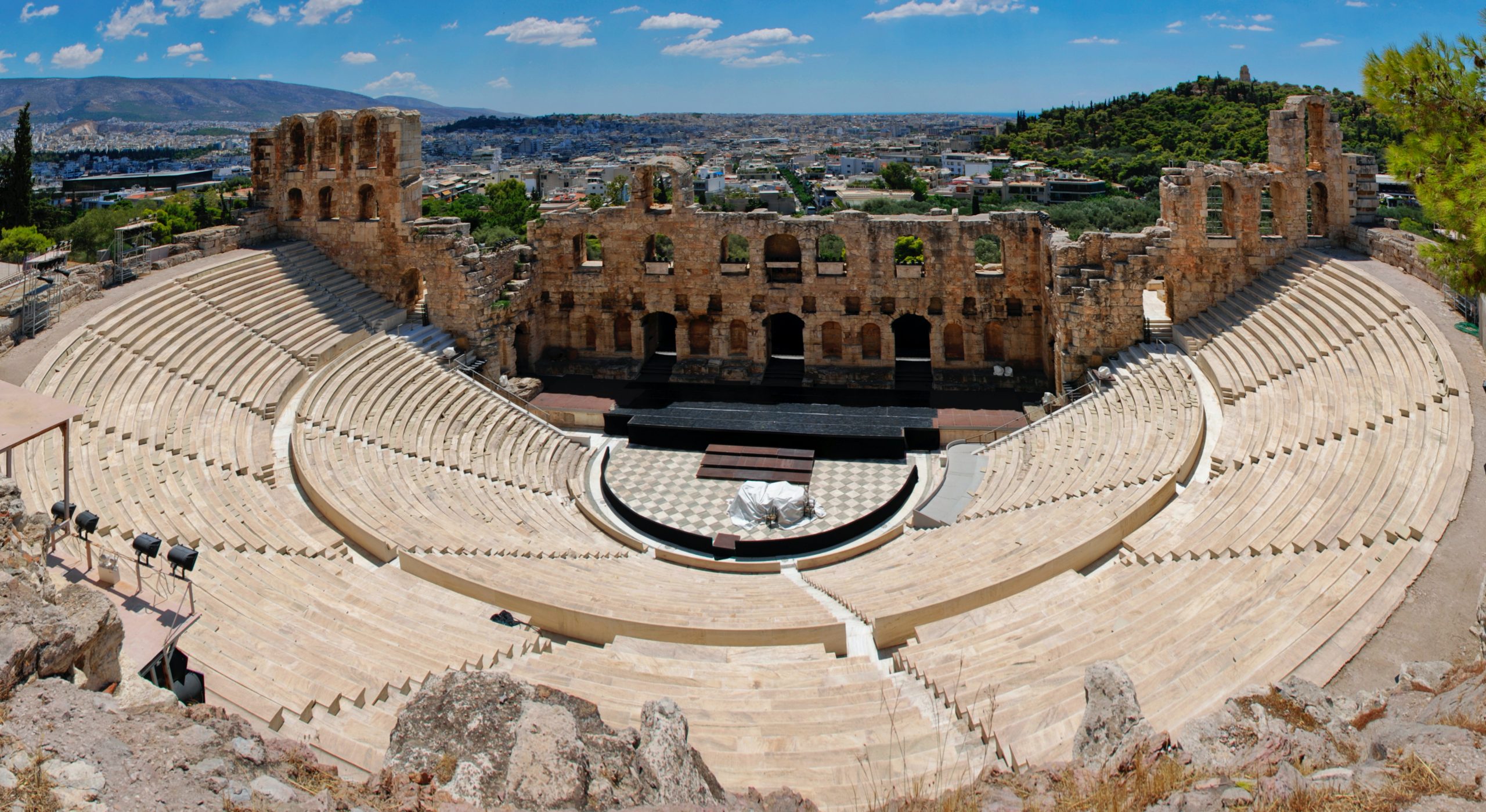 Odeion Herodes Atticus mit Bühnenhaus, Athen